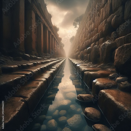 A row of a fading