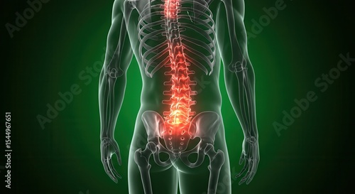 3d rendered illustration of a human body