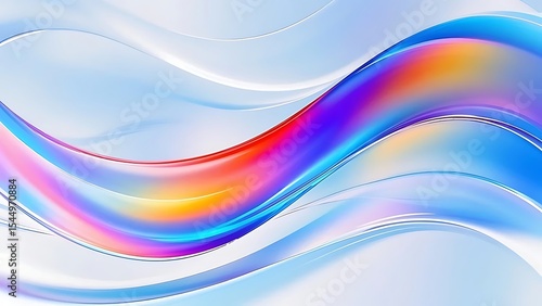 abstract colorful wave background