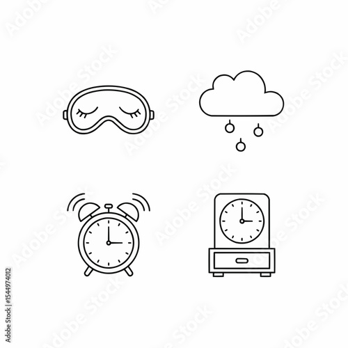 Sleep & Wakefulness Icons