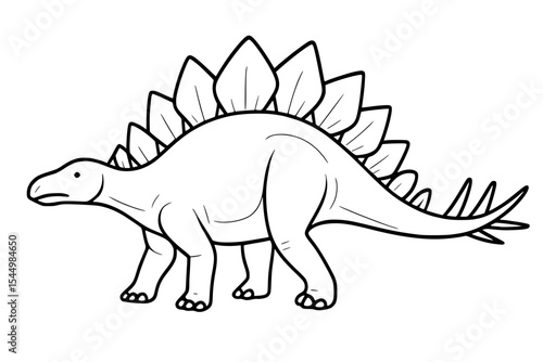 Stegosaurus Vector Art