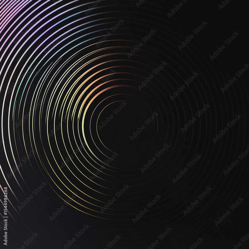 Obraz premium light glow effect on black background