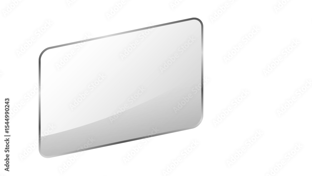 Transparent Background Blank Glossy White Rounded Rectangle Signboard for Text
Transparent Background Blank Glossy White Rounded Rectangle Signboard for Text