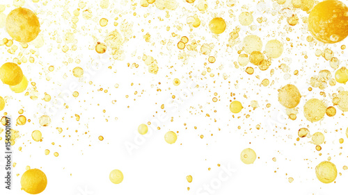 Lemon Soda Splash Burst on Transparent Background

