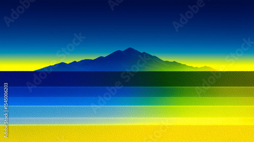 abstract gradation landscape