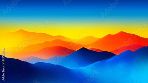 abstract gradation landscape