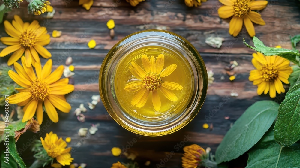 custom made wallpaper toronto digitalArnica Montana Extract for Muscle Relief in Natural Balm Jar