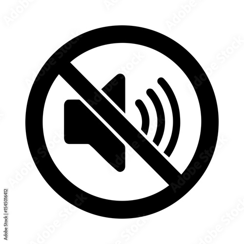 Silent mobile device icon with transparent background symbolizing phone on mute or do not disturb mode
