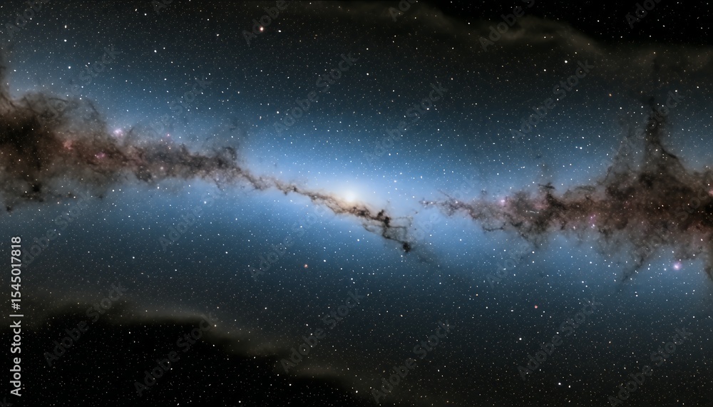 Stunning view of a galaxy with a bright central bulge Stunning view of a galaxy with a bright central bulge