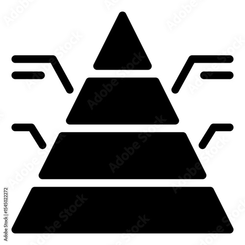 pyramid chart icon