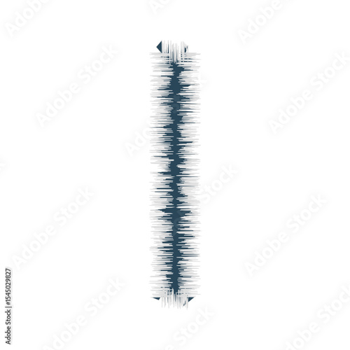 Blank Jagged Rectangle Line Frame