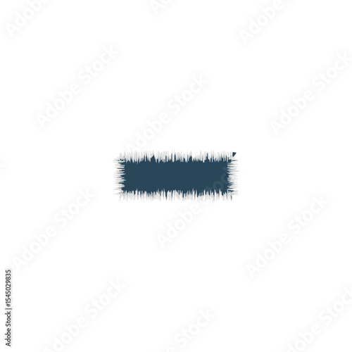 Blank Jagged Rectangle Line Frame