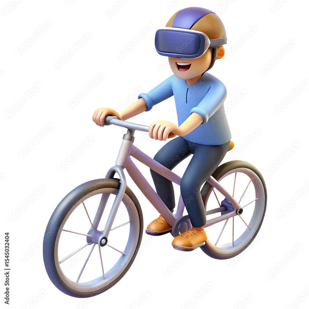 Naklejka premium White isolated vintage illustration vector of a man on a bicycle