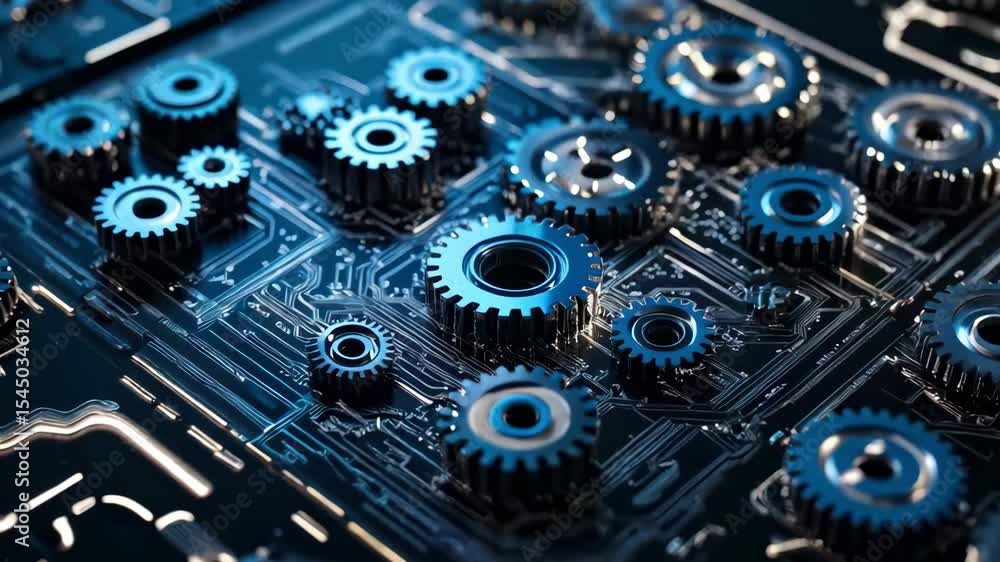 Abstract digital background with gears . Abstract digital background with gears .