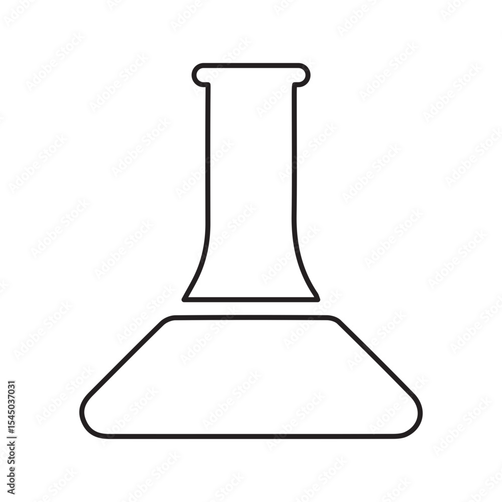 Flask line icon Flask line icon