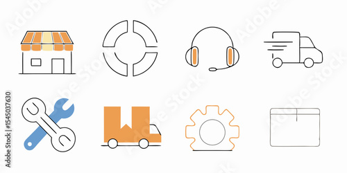 set of kitchen accessories