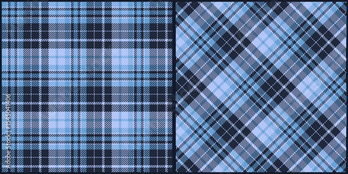 Classic plaid seamless pattern vector. Background graphic tartan fashion design use for print, texture, cloth, fabric, flannel.