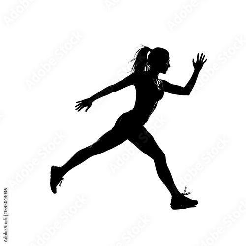 Personal trainer silhouette health themes fitness professional exercising demonstrating workout fitness