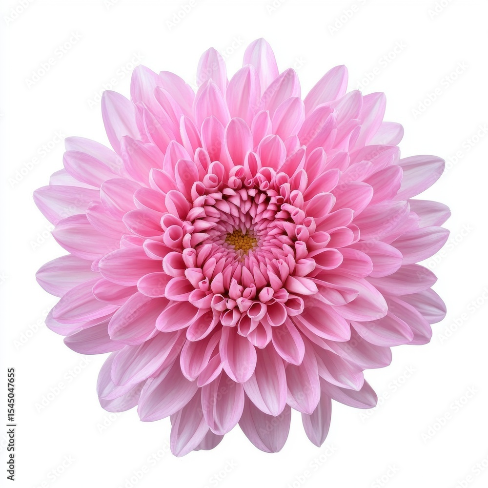 Pale Pink Chrysanthemum Flower in Full Bloom Captured in Stunning Detail Against a Clean Background Perfect for Floral Designs and Illustrations Pale Pink Chrysanthemum Flower in Full Bloom Captured in Stunning Detail Against a Clean Background Perfect for Floral Designs and Illustrations