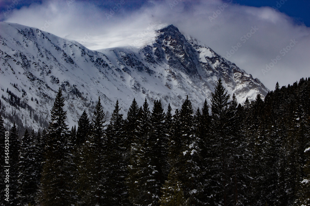 snow covered mountains snow covered mountains