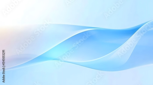 abstract background of gradient blue wave