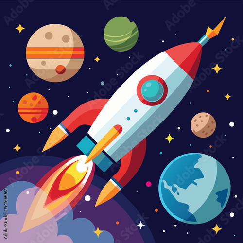 rocket-in-space