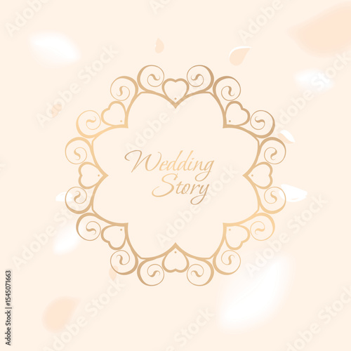 template for a wedding album