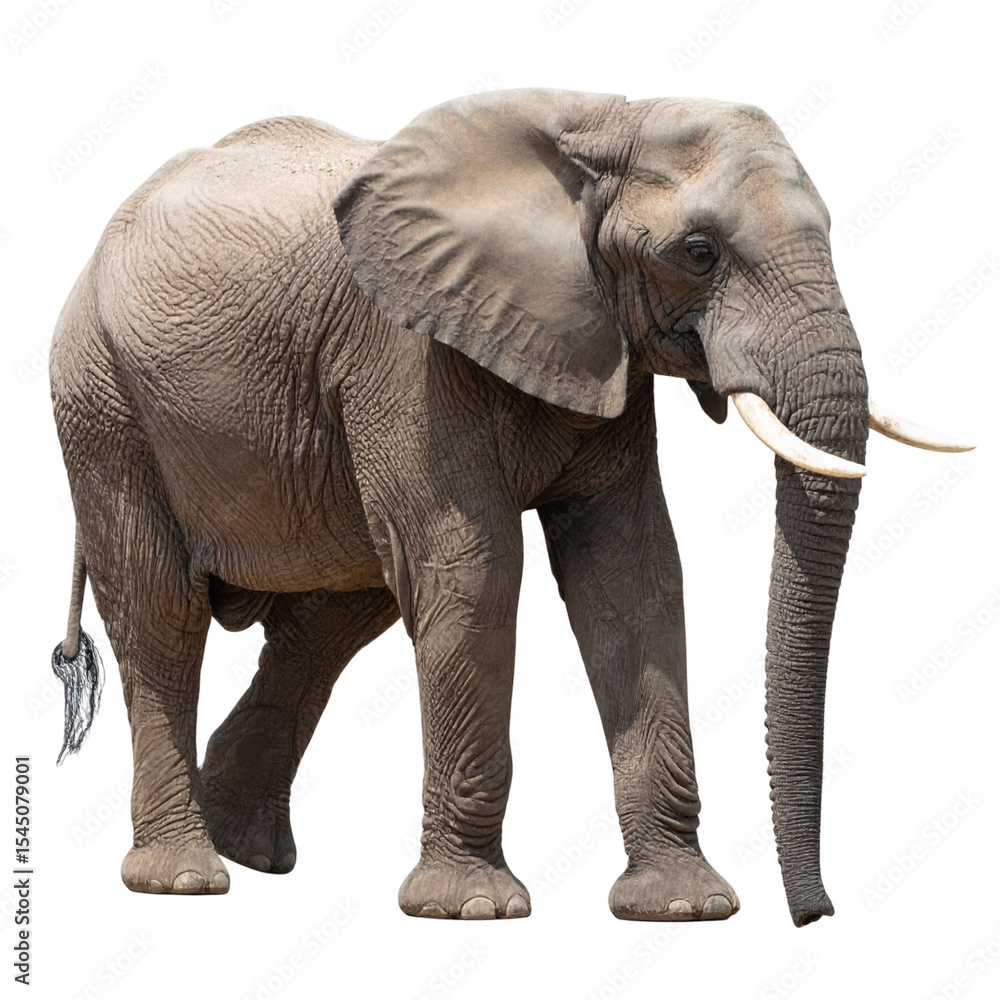 Obraz premium elephant , object isolated on transparent background