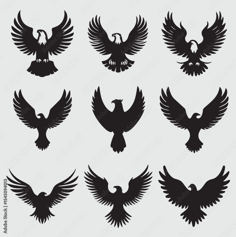 Obraz premium American Bald Eagle Soaring in the Sky