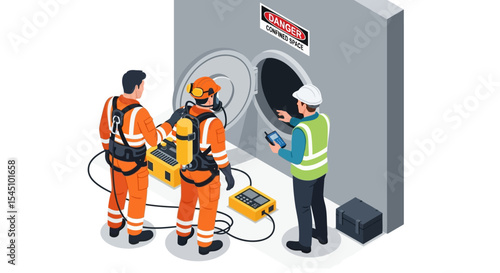 Industrial Inspection Confined Space Entry and Safety Procedures