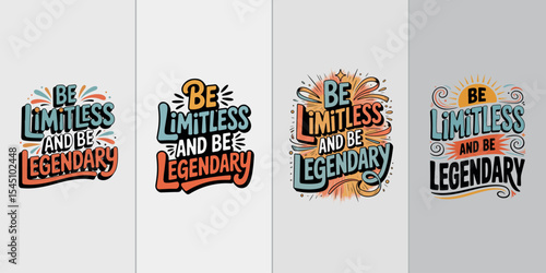 Creative Motivational Vector Quote Bundle – Typography for Merch and Wall Decor