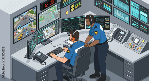 Security Personnel Monitoring Surveillance System in Control Room