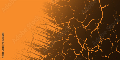 orange black brush Car sticker wrap pattern banner abstract sporty lines black orange color combination grunge brush modern pattern racing motorsport vector design.