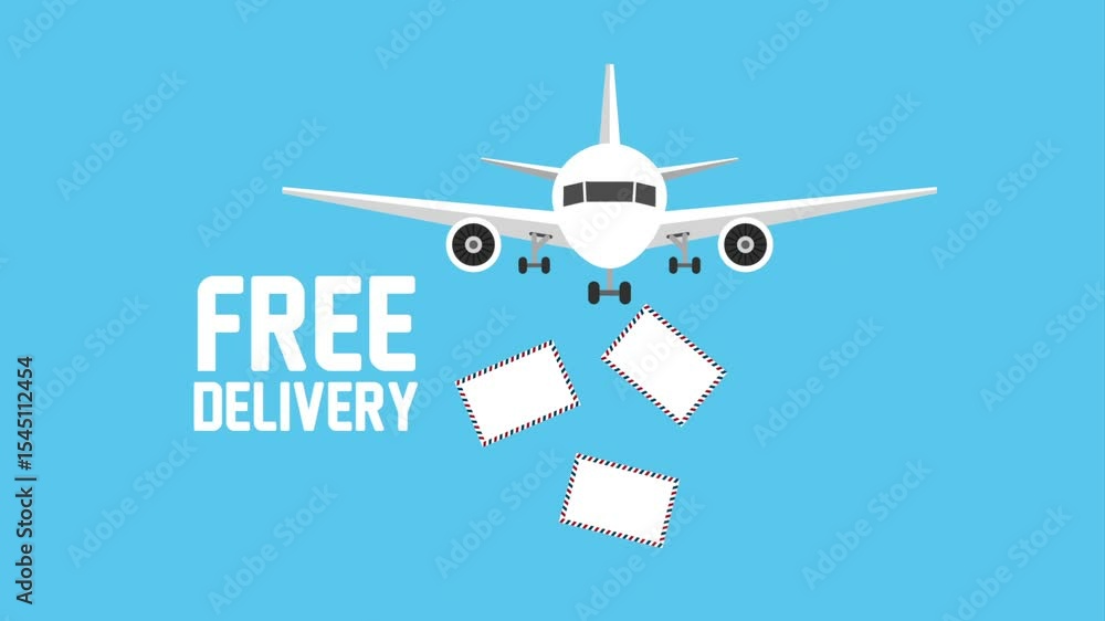 delivery free transportation animation 4k delivery free transportation animation 4k
