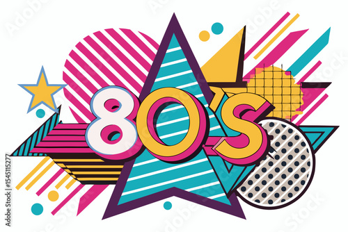  Ideal for creative projects needing a fun, energetic 80s/90s aesthetic.
