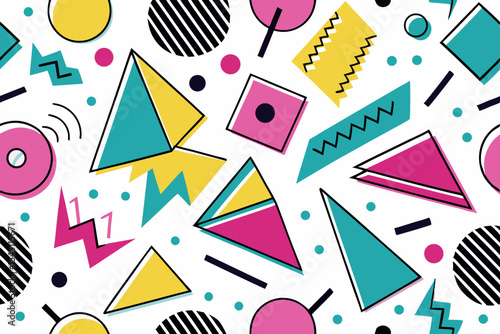  Ideal for creative projects needing a fun, energetic 80s/90s aesthetic.