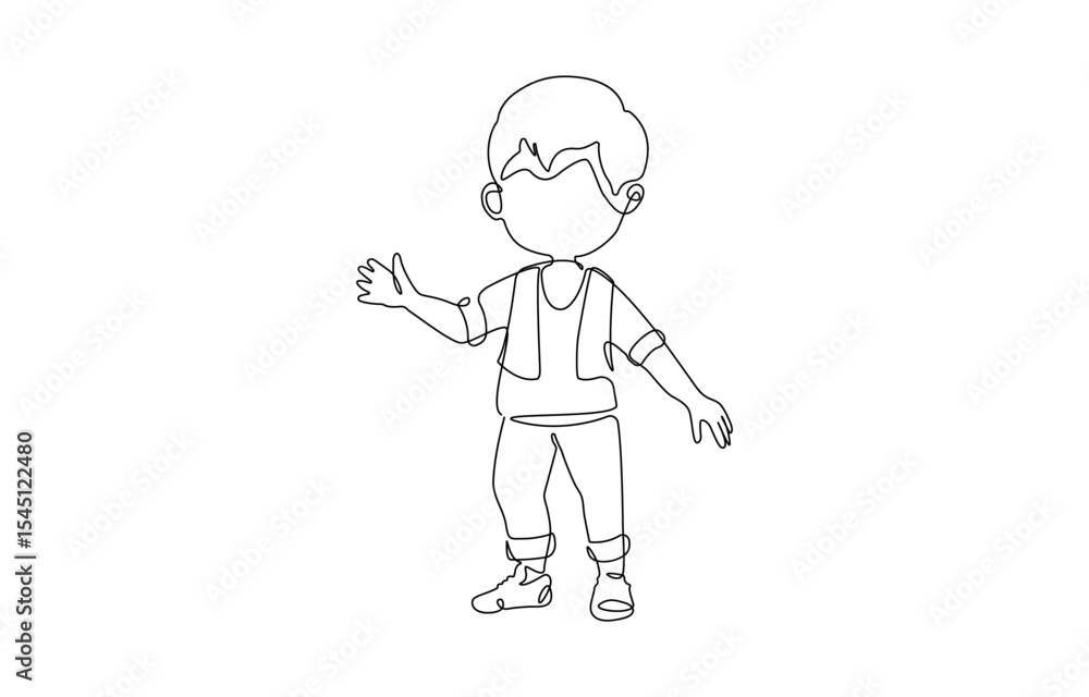 Continuous one line drawing of cute baby boy sitting. one continuous drawing line, childhood, newborn, new life, son, daughter, motherhood, baby, crawl. Continuous one line drawing of cute baby boy sitting. one continuous drawing line, childhood, newborn, new life, son, daughter, motherhood, baby, crawl.