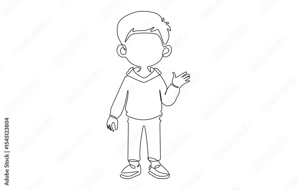Continuous one line drawing of cute baby boy sitting. one continuous drawing line, childhood, newborn, new life, son, daughter, motherhood, baby, crawl. Continuous one line drawing of cute baby boy sitting. one continuous drawing line, childhood, newborn, new life, son, daughter, motherhood, baby, crawl.