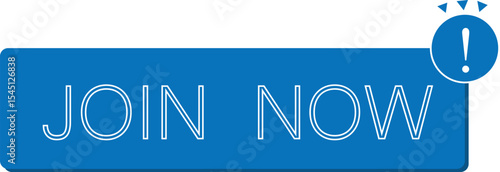 join now button vector image