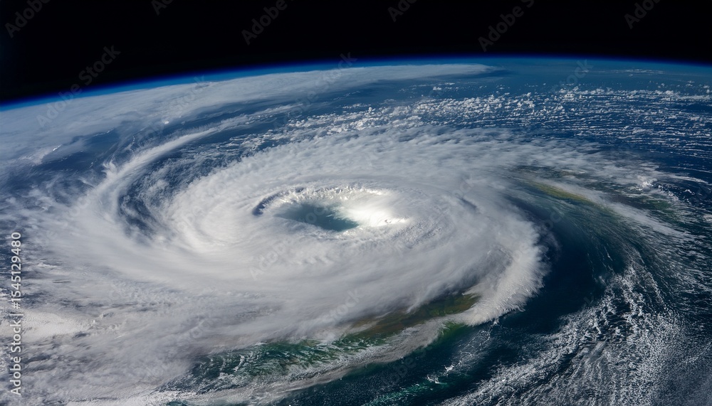 Fototapeta premium photo of tropical cyclone