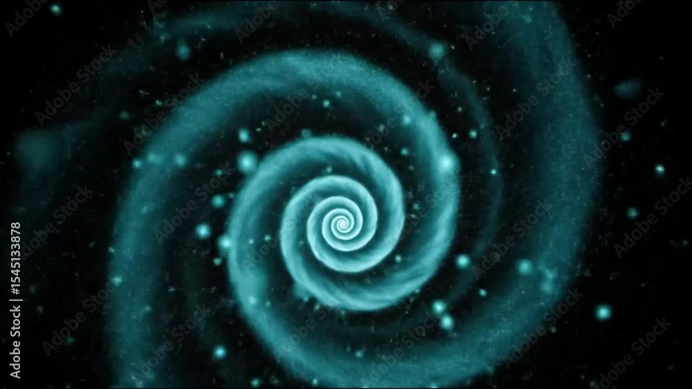 A mesmerizing teal spiral nebula against a dark space backdrop with scattered stars and cosmic dust clouds A mesmerizing teal spiral nebula against a dark space backdrop with scattered stars and cosmic dust clouds