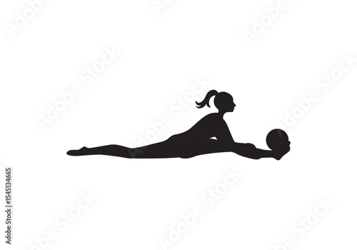 Slim sportive young woman & man doing yoga & fitness exercises. Healthy lifestyle. Exercise and fitness icons. Gym and Workout Set. Person Yoga exercises poses. Lunges, Pushups, Squats, Dumbbell rows,