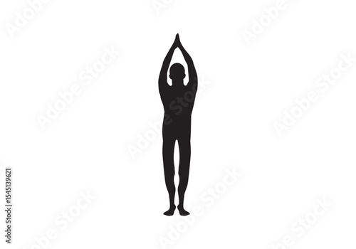 Slim sportive young woman & man doing yoga & fitness exercises. Healthy lifestyle. Exercise and fitness icons. Gym and Workout Set. Person Yoga exercises poses. Lunges, Pushups, Squats, Dumbbell rows,