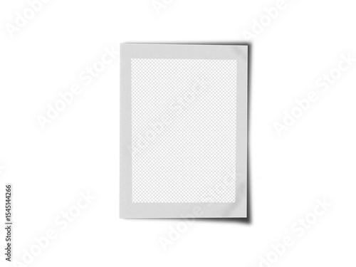 Image Compositing Background: A Large, Taped Polaroid