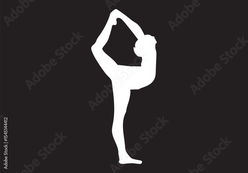 Slim sportive young woman & man doing yoga & fitness exercises. Healthy lifestyle. Exercise and fitness icons. Gym and Workout Set. Person Yoga exercises poses. Lunges, Pushups, Squats, Dumbbell rows,