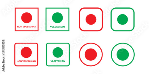 Veg and Non Veg Emoji. Indian Food Concept. Sad Veg. Happy Non veg sign. Food Emoji illustration