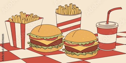 fast food set