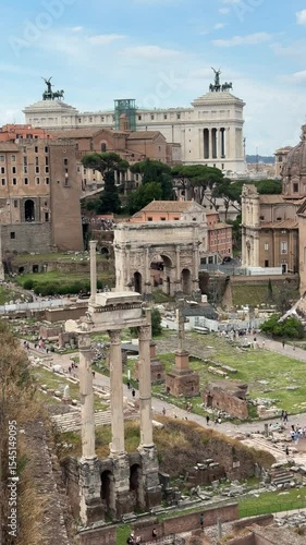 Roman Forum in Rome, Italy - Forum Romanum