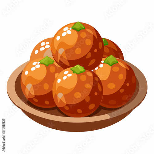 vector illustration of an apple