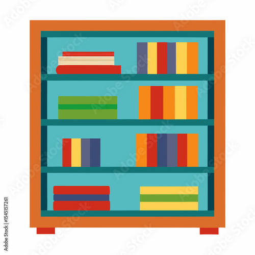 bookshelf with books